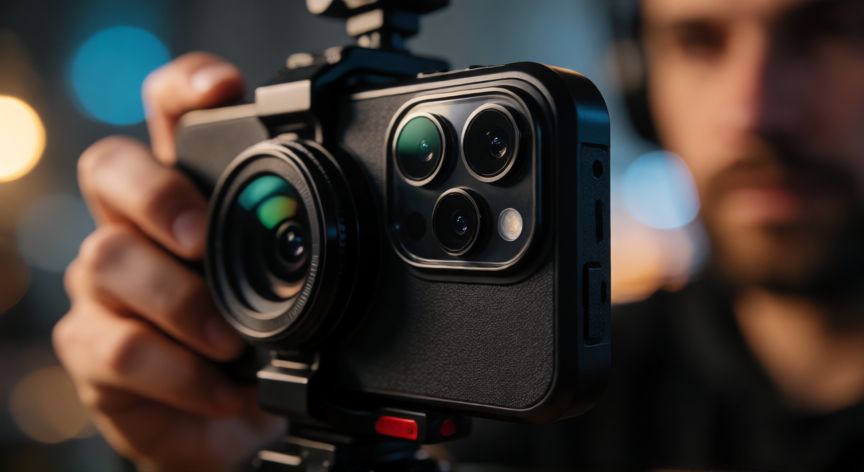 que iphone me compro en 2026, Uso profesional de un iPhone Pro para grabación de vídeo cinematográfico