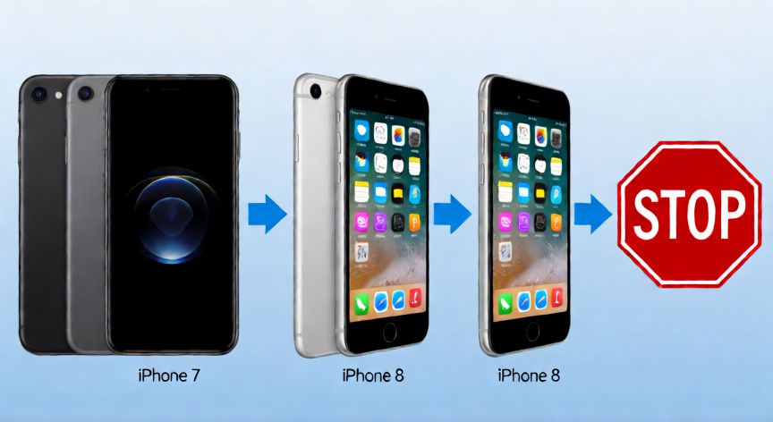 que iphone no se actualiza, Línea de tiempo de soporte de iOS para iPhones antiguos