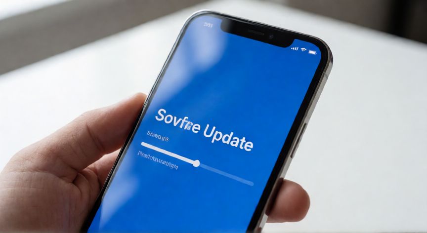 que iphone recibe actualizaciones, Pantalla de actualización de software en un iPhone moderno