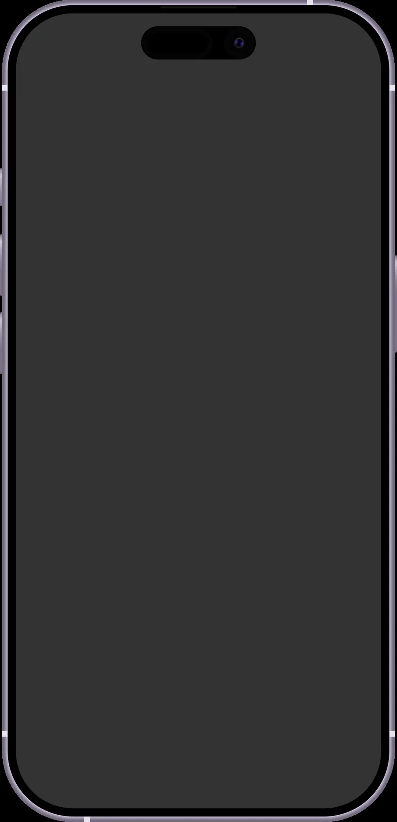 que iphone recibe actualizaciones julio 2026, iPhone 17 en color lavanda, ilustración vectorial del frontal con Dynamic Island