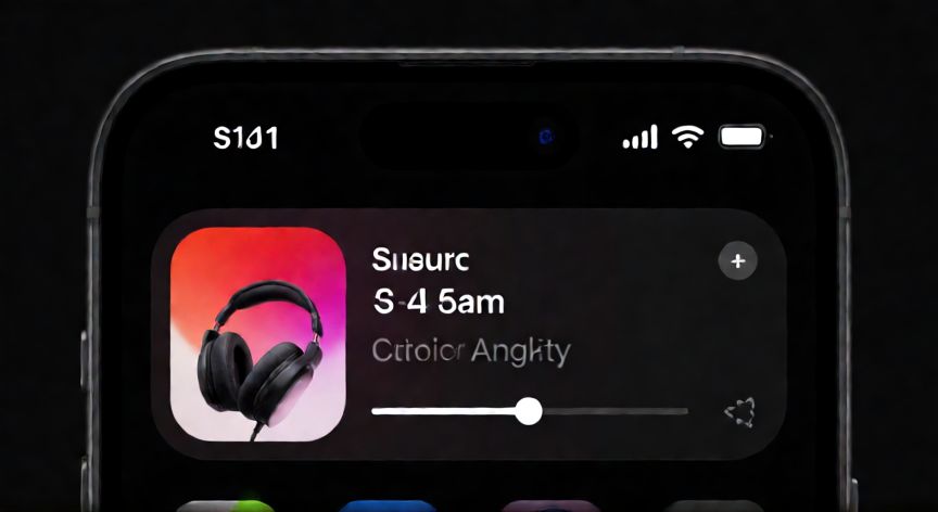 que iphone salio en 2022, Vista superior de un iPhone 14 Pro mostrando la Dynamic Island en modo oscuro