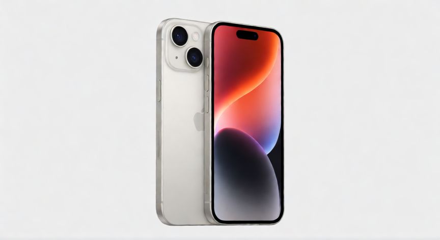 que iphone salio en 2023, iPhone 15 en color titanio mostrando su diseño y puerto USB-C