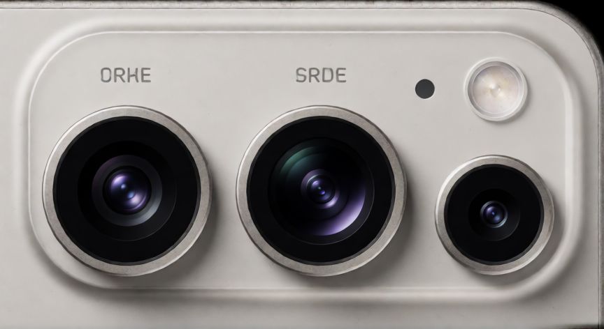 qué iphone tiene tres cámaras, Detalle de los tres sensores de cámara en un iPhone Pro