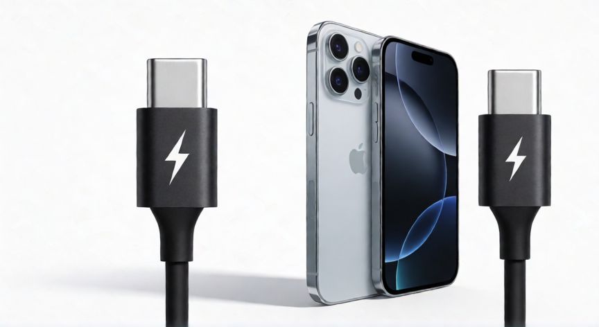 que iphone usa usb c, Comparación entre cable Lightning y cable USB-C para iPhone