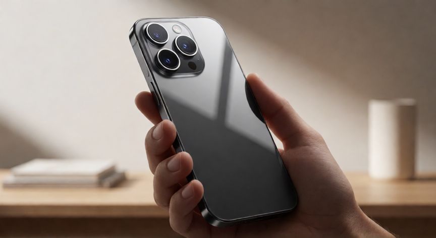 que iphone va a salir en septiembre, Móvil inteligente nuevo con diseño actualizado sostenido en la mano