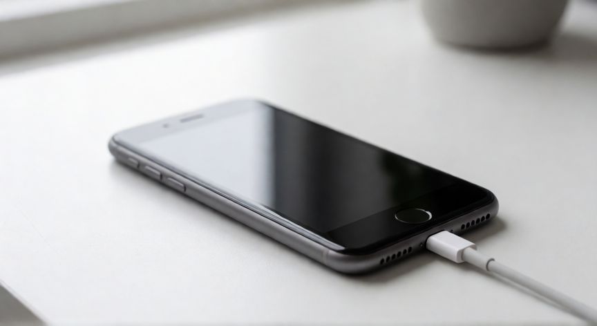 iPhone antiguo sobre escritorio representando fin de soporte