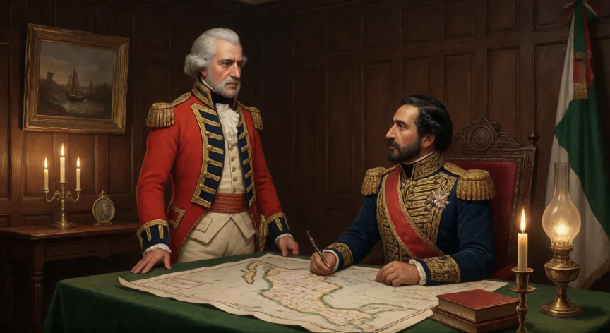 que le hicieron los mexicanos a los ingleses, Encuentro diplomático tenso entre autoridades británicas y mexicanas durante la ocupación de Veracruz