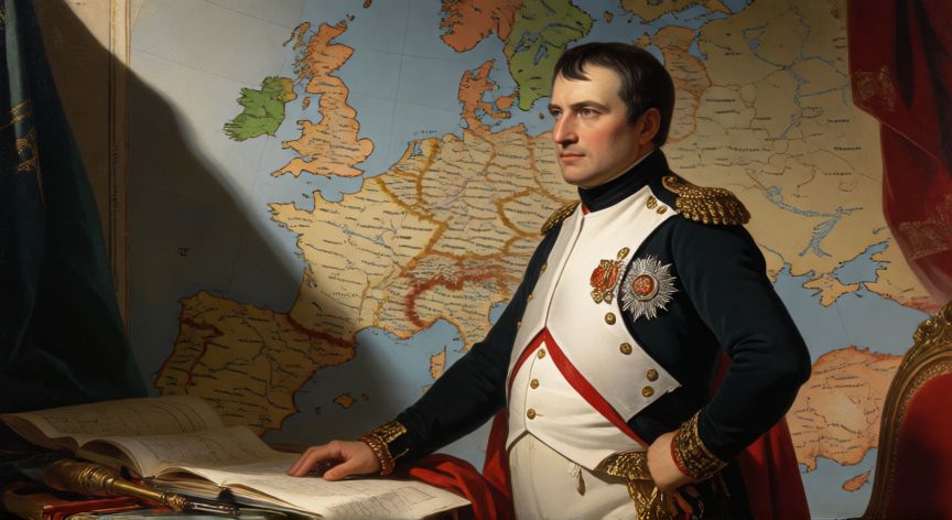 que ocurrio 1810, Napoleón Bonaparte planificando estrategia en 1810
