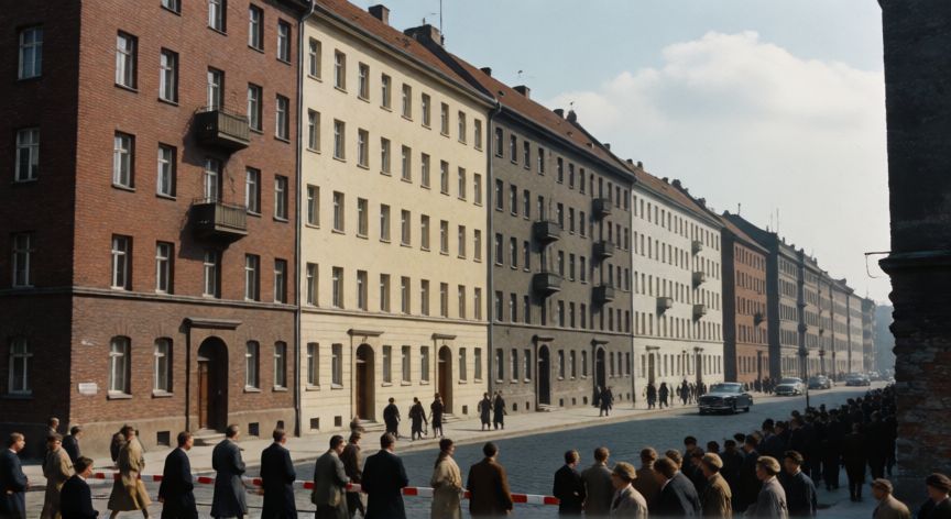que ocurrio con alemania despues de la segunda guerra mundial, Vista histórica de Berlín dividida entre sectores occidental y oriental en la posguerra