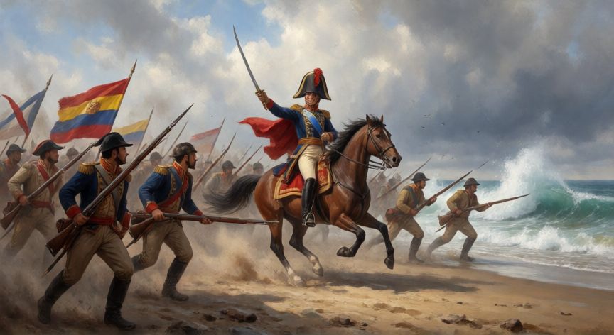 qué ocurrió con bolívar después de escribir la carta de jamaica, Campaña Admirable de Bolívar desembarcando en Venezuela