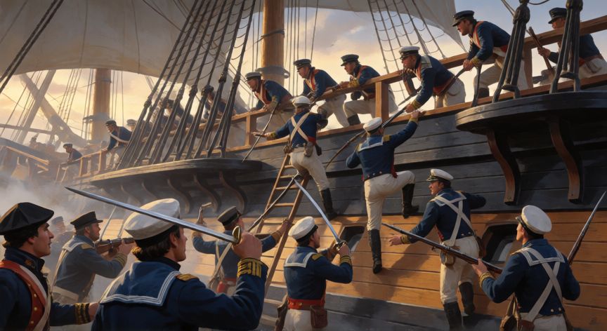qué ocurrió con el huáscar después de la muerte de grau, Momento de la rendición del Huáscar ante las fuerzas chilenas tras la batalla de Angamos