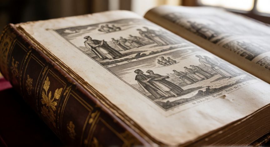 qué ocurrió con el virrey cisneros, Libro antiguo de historia colonial con grabados de México