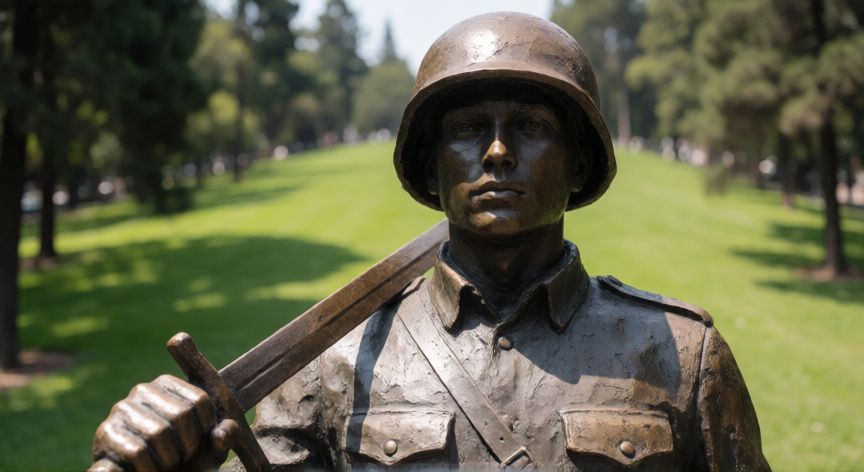 que ocurrio con los niños heroes, Estatua conmemorativa de los Niños Héroes en el Parque Chapultepec