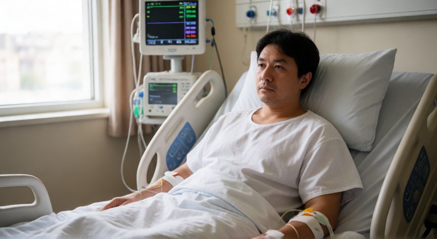 Miguel Uribe en el hospital tras el atentado armado