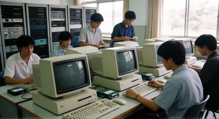 que ocurrio el 04 de febrero de 1992, Laboratorio de informática universitario en la década de 1990