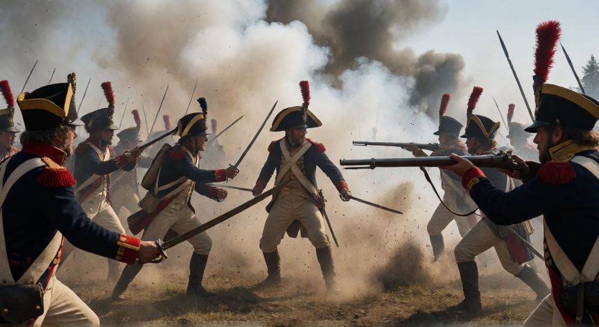 que ocurrio el 05 de julio de 1811, Recreación histórica de la Batalla de Zaratán en 1811 con soldados combatiendo