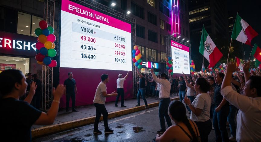 que ocurrio el 5 de noviembre, Noche electoral en Ciudad de México con pantallas gigantes y multitudes expectantes
