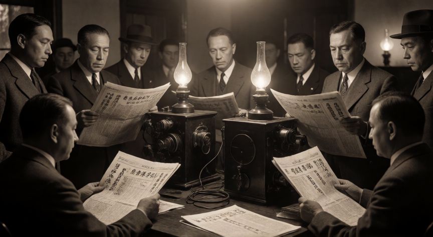 qué ocurrió el 6 de septiembre de 1930, Sala de prensa internacional reaccionando a los conflictos en Asia en 1930