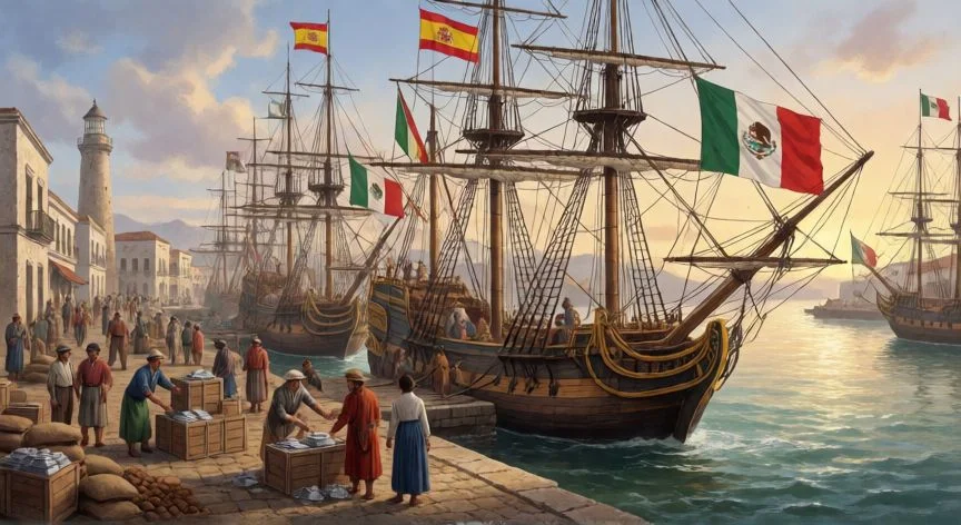 La situación de los puertos mexicanos en 1838