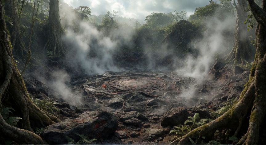 que ocurrio hace 65 millones de años, El cráter de Chicxulub después del impacto catastrófico