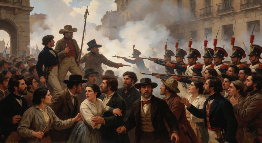 qué ocurrió la guerra de la independencia, Levantamiento popular en Madrid durante la Guerra de la Independencia