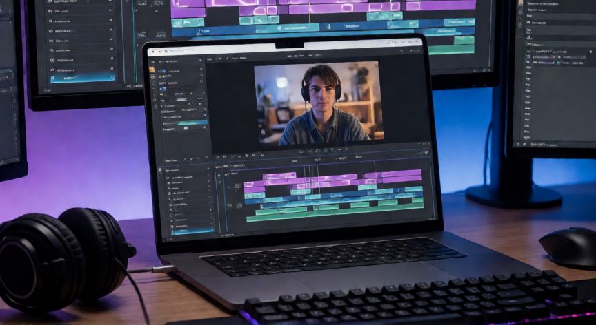 que ordenador de apple comprar, Estación de trabajo profesional con MacBook Pro y monitores externos