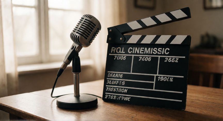 que paso 20 de julio, Equipo de cine vintage representando el legado artístico del 20 de julio