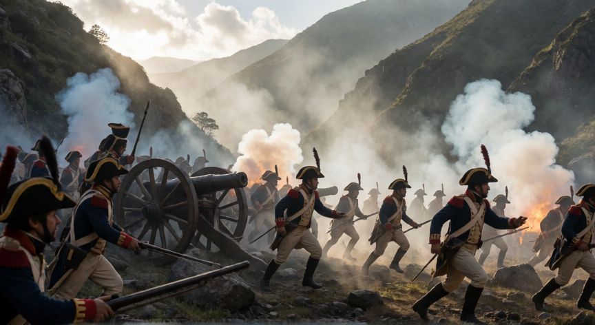 que paso 7 de agosto de 1819, Recreación histórica de la Batalla de Boyacá en los Andes colombianos