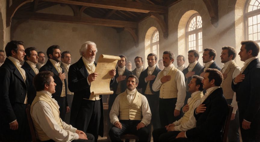 que paso 9 de julio 1816, Recreación histórica de la lectura del Acta de la Independencia en el Congreso de Tucumán