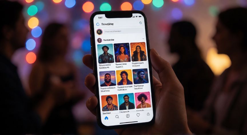 que paso bobby dj letra, Mano sosteniendo un teléfono mostrando contenido viral musical en redes sociales