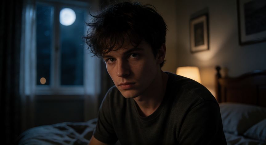 que paso con 007 chile, Joven protagonista de la serie chilena 007 en una escena nocturna misteriosa