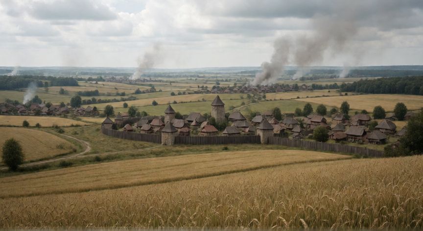 que paso despues de la caida del imperio romano, Paisaje rural fragmentado en Europa Occidental tras la caída de Roma