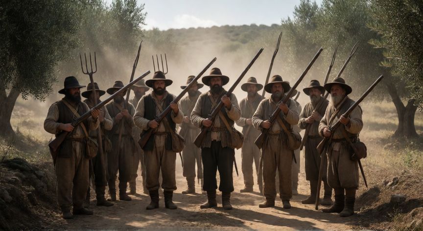 que paso el 5 de julio de 1811, Reconstrucción histórica de comuneros extremeños armados en 1811
