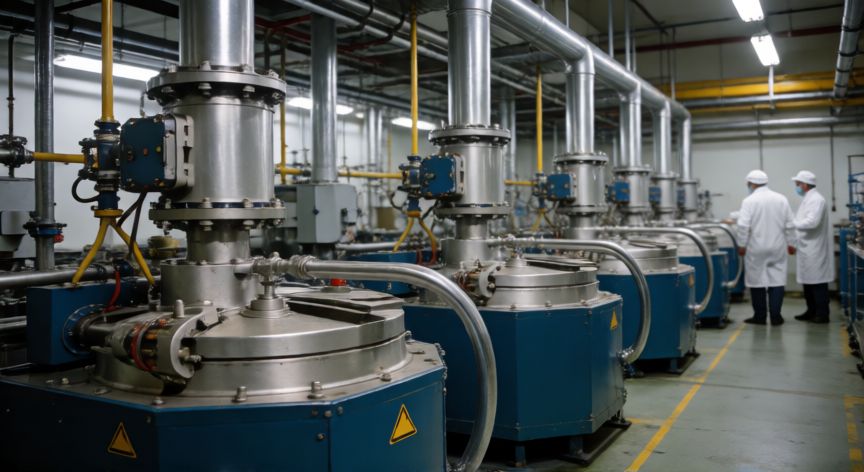 que paso iran con estados unidos, Interior de una instalación nuclear iraní con centrífugas