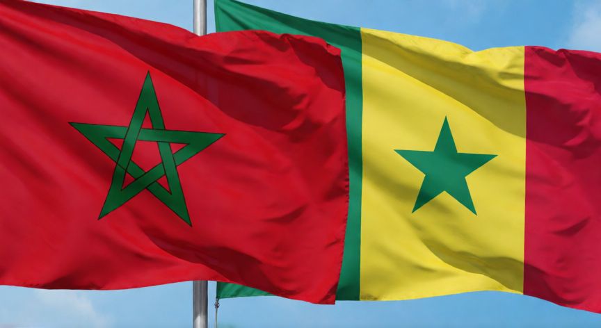 que paso marruecos senegal, Banderas de Marruecos y Senegal en un contexto diplomático