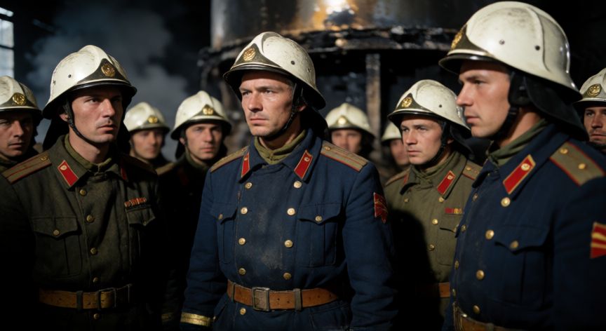 que paso realmente en chernobyl, Bomberos soviéticos agotados tras la emergencia en Chernóbil en 1986