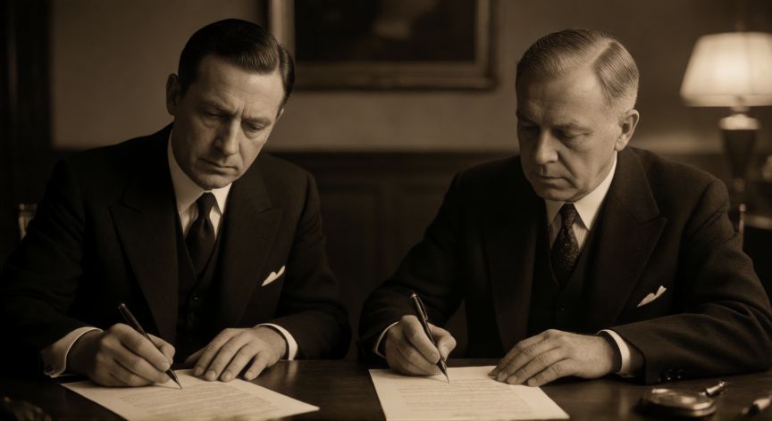 que paso un 25 de septiembre, Firma histórica del pacto entre potencias en la década de 1930