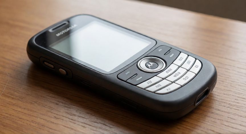 que significa iphone oem, Dispositivo antiguo representando el origen del iPhone con componentes de Motorola