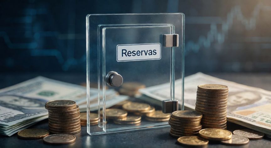 que son intervenciones cambiarias, Bóveda de divisas que representa las reservas internacionales usadas en intervenciones cambiarias