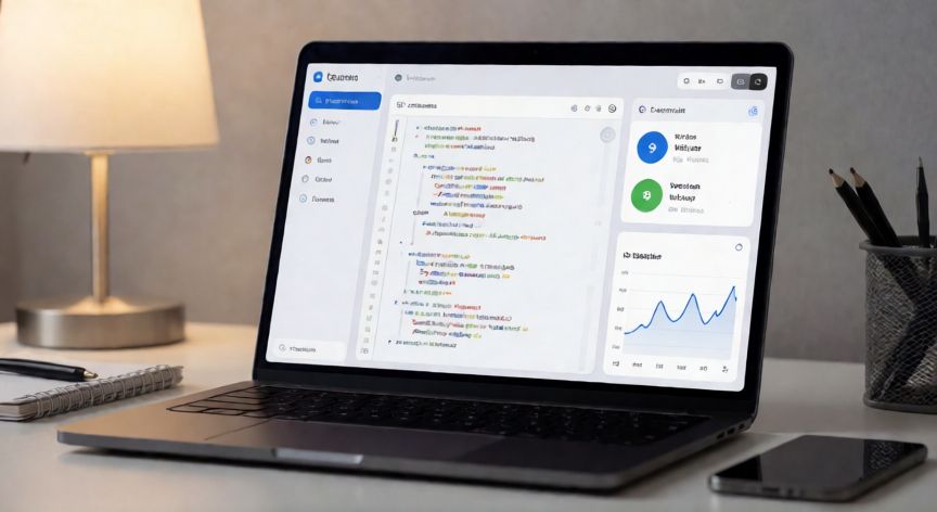 que tecnología crea un token, Panel de creación de un token con código, wallet y visualización de blockchain