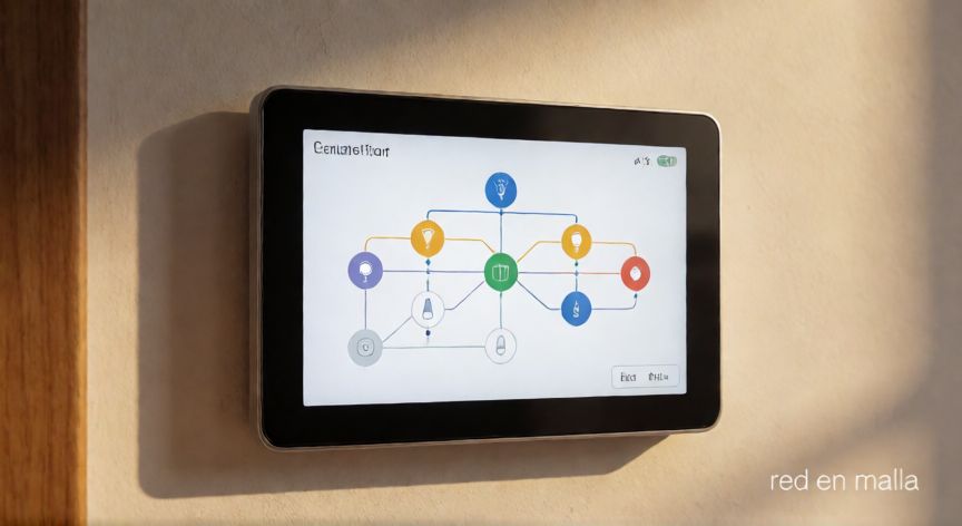 que tecnología inalambrica tiene requisitos de baja potencia, Red de domótica de baja potencia con sensores y dispositivos inteligentes