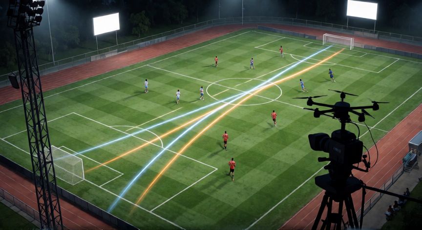 que tecnología se usa en el mundial, Cámaras, drones y sistemas de seguimiento en un Mundial de fútbol