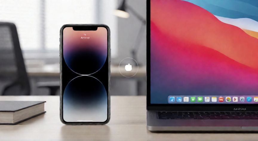 que tecnologia usa airdrop, iPhone y Mac con AirDrop activo para compartir archivos por Bluetooth y Wi-Fi